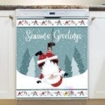 3697-cute-santa-hanging-on-christmas-lights-dishwasher-magnet Cute Santa Hanging on Christmas Lights Dishwasher Magnet