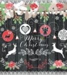 Beautiful Christmas Lace Design Garden Flag