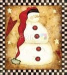 3740-old-prim-grungy-snowman Old Prim Grungy Snowman Garden Flag