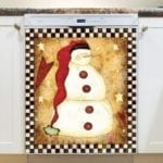 3740-old-prim-grungy-snowman-dishwasher-magnet Old Prim Grungy Snowman Dishwasher Magnet