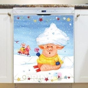Little Pigs' Fun Day Dishwasher Magnet