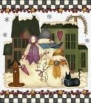 Primitive Country Farmhouse Christmas #2 Garden Flag