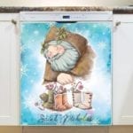 Saint Nicholas Fills the Boots Dishwasher Magnet