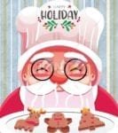 Santa's Fresh Baked Cookies Garden Flag