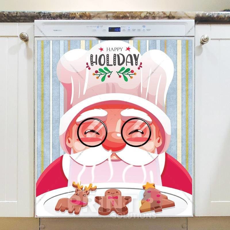 Santa's Fresh Baked Cookies Dishwasher Magnet