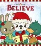 Cute Christmas Animal Friends Garden Flag