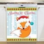 Cute Christmas Woodland Critters #4 Dishwasher Magnet