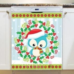 Cute Christmas Woodland Critters # Dishwasher Magnet
