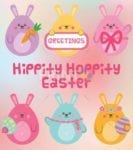 Hippity Hoppity Easter Garden Flag