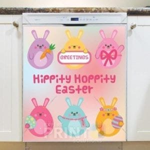 Hippity Hoppity Easter Dishwasher Magnet