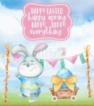 4152-happy-easter-bunny Happy Easter Bunny Garden Flag