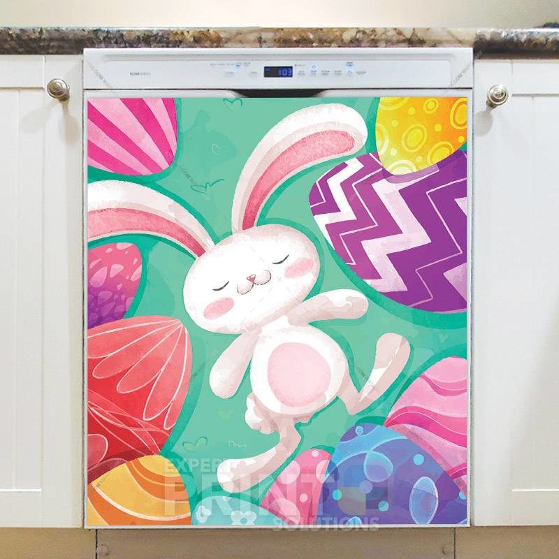 Tired Easter Bunny Dishwasher Magnet