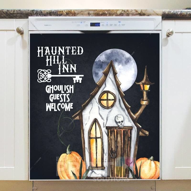 Haunted Hill Inn Dishwasher Magnet