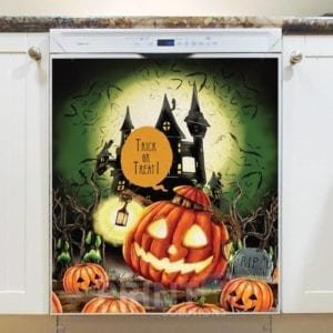 Trick or Treat Halloween Pumpkin Dishwasher Magnet