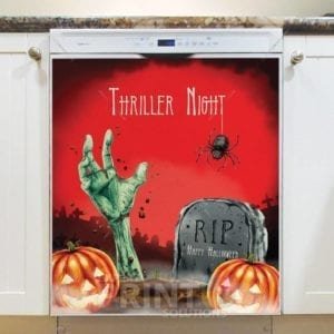Halloween Thriller Night Dishwasher Magnet