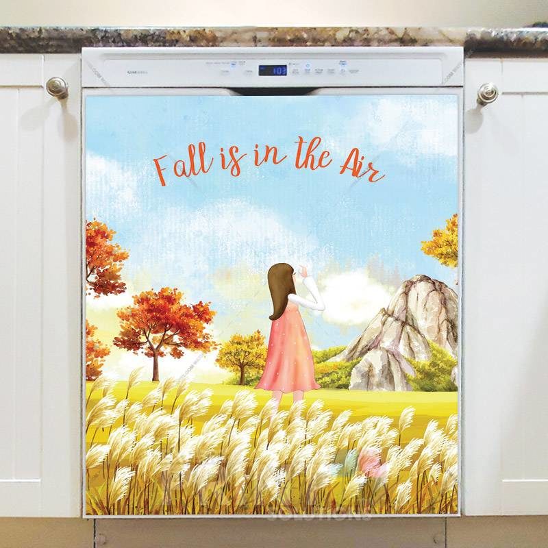 Fall is in the Air #2 Dishwasher Magnet