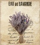 Vintage Lavender Design #2 Garden Flag