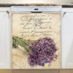 Vintage Lavender Design #3 Dishwasher Magnet