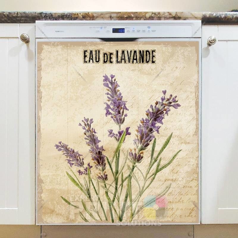 Vintage Lavender Design #6 Dishwasher Magnet