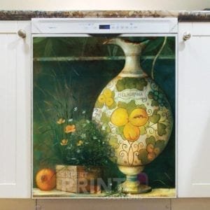 Beautiful Vase with Fruit #1 Dishwasher Magnet