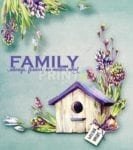 Birdhouse with Spring Flowers Garden Flag