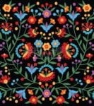 4374-easter-european-bohemian-folk-flowers Easter European Bohemian Folk Flowers Garden Flag