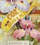 Vintage Retro Flower Seed Label #3 Garden Flag