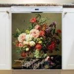 Victorian Rose Garden Bouquet Dishwasher Magnet