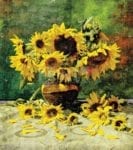 4470-sunflowers-in-the-table Sunflowers in the Table Garden Flag
