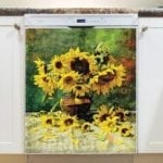 4470-sunflowers-in-the-table-dishwasher-magnet Sunflowers in the Table Dishwasher Magnet