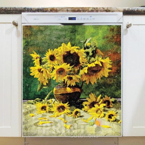 4470-sunflowers-in-the-table-dishwasher-magnet Sunflowers in the Table Dishwasher Magnet