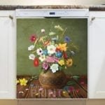 Colorful Garden Bouquet Dishwasher Magnet