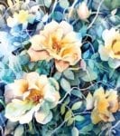 4482-pretty-dog-rose-bush Pretty Dog Rose Bush Garden Flag
