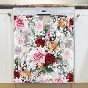 Victorian Rose Bouquets #1 Dishwasher Magnet