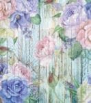 Flowers on Wood Pattern #5 Garden Flag