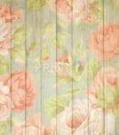 Flowers on Wood Pattern #7 Garden Flag