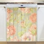 Flowers on Wood Pattern #7 Dishwasher Magnet