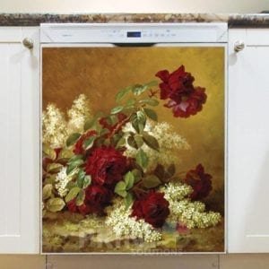 Beautiful Romantic Victorian Roses #1 Dishwasher Magnet