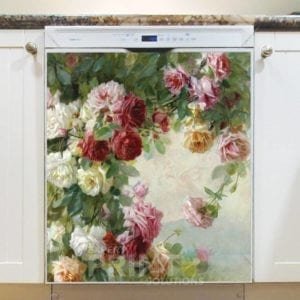 Beautiful Romantic Victorian Roses #3 Dishwasher Magnet