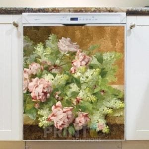 Beautiful Romantic Victorian Roses #4 Dishwasher Magnet