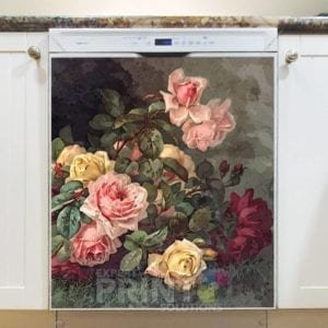 Beautiful Romantic Victorian Roses #6 Dishwasher Magnet