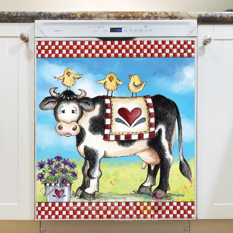 Udderly Awesome Cow #3 Dishwasher Magnet