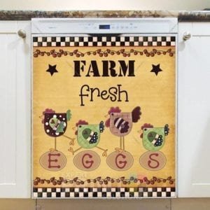 Farm Fresh Eggs and Chickens Dishwasher Magnet