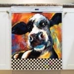 4593-cute-curious-cow-dishwasher-magnet Cute Curious Cow Dishwasher Magnet