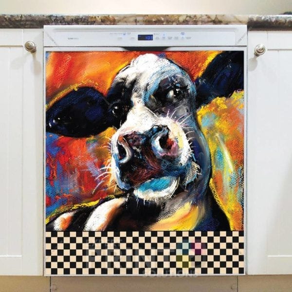4593-cute-curious-cow-dishwasher-magnet Cute Curious Cow Dishwasher Magnet