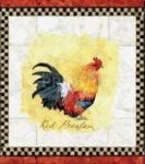 Vintage Farmhouse Rooster #10 Garden Flag
