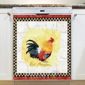 Vintage Farmhouse Rooster #10 Dishwasher Magnet