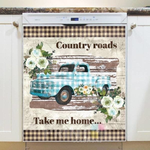 Country Road Truck Dishwasher Magnet