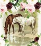 Vintage Kentucky Derby Shabby Chic Design #6 Garden Flag