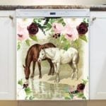 Vintage Kentucky Derby Shabby Chic Design #6 Dishwasher Magnet